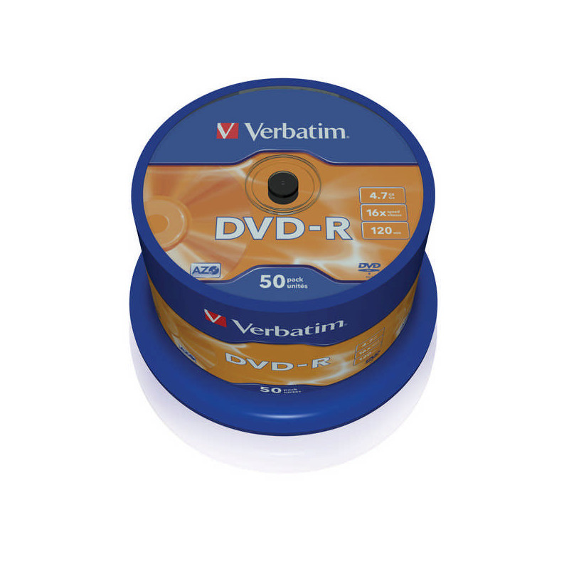 Disk Verbatim DVD-R 4,7GB, 16x, 50-cake