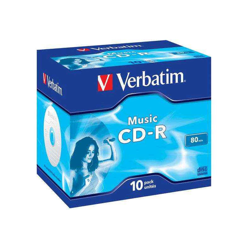 Disk Verbatim CD-R 700MB/80 min. AUDIO LIVE IT!, 10ks