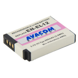 Baterie Avacom pro Nikon EN-EL12 Li-ion 3,7V 980mAh