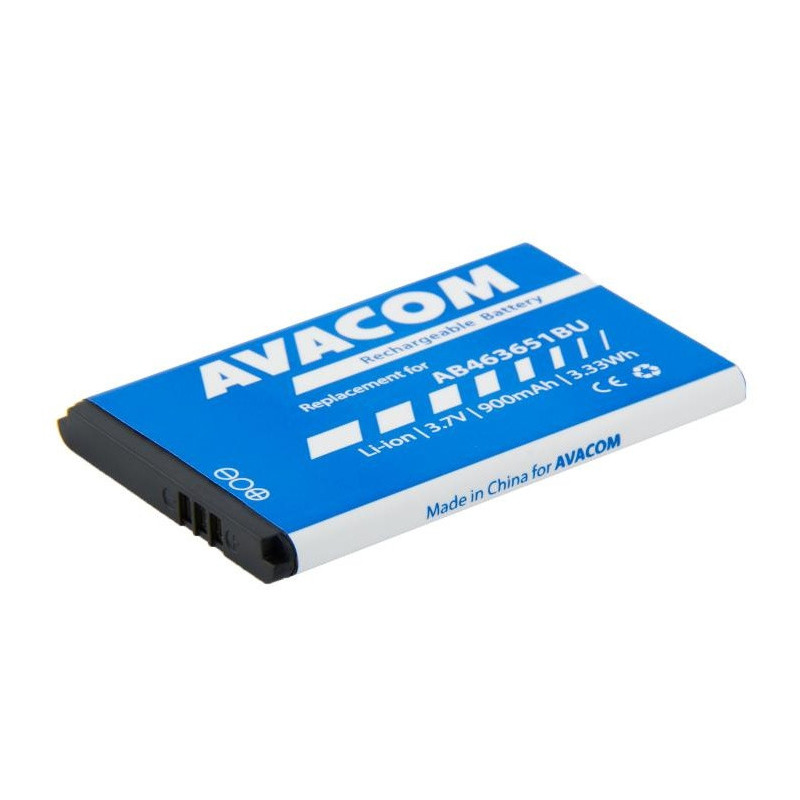 Bateria Avacom pro Samsung B3410 Corby plus Li-Ion 3,7V 900mAh (náhrada AB463651BU)