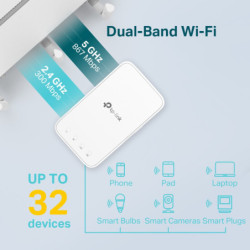 WiFi extender TP-Link RE300 + IP TV na 1 měsíc ZDARMA nemá LAN, 2,4 GHz 5 GHz 