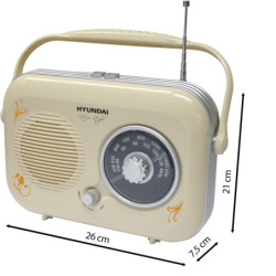 Radio Retro Hyundai PR 100 B