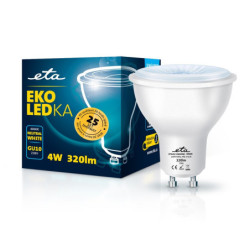 Żarówka LED ETA EKO LEDka bodová 4W, GU10, neutrální bílá