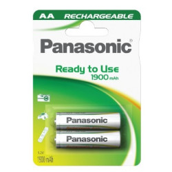 Baterie nabíjecí Panasonic AA, HR6, Evolta, 1900mAh, blistr 2 szt.