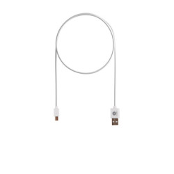 Kabel GoGEN USB A / B micro-USB, interfejs, 0,9 m (100 microUSB MM11) Biały