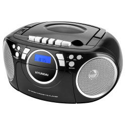 Radiomagnetofon Hyundai TRC 788 AU3BS z CD/MP3/USB, czarny/srebrny