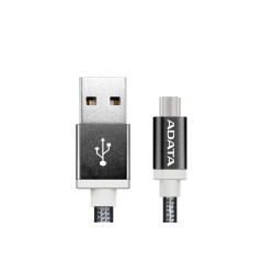 Kabel ADATA USB/micro USB, 1m, pletený