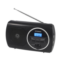 Odbiornik radiowy Hyundai PR 570PLLUB, FM PLL, USB, czarny