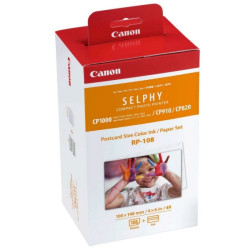 Papier fotograficzny Canon RP-108,10x15 cm, 108 listů pro Selphy