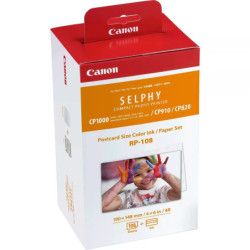 Papier fotograficzny Canon RP-108,10x15 cm, 108 listů pro Selphy