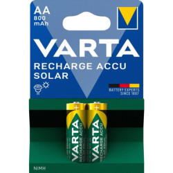 Bateria Ładowanie Varta Solar Rechargeable Accu AA, HR06, 800mAh, blistr 2ks