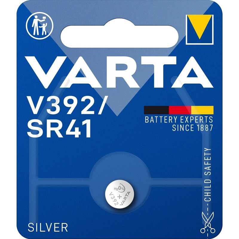 Bateria Varta V392/SR41, blistr 1ks