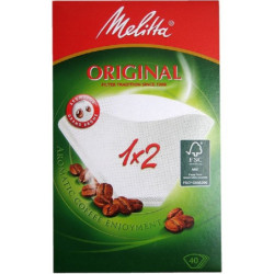 Filtr Melitta 1x2/40 bílé