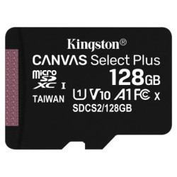 Karta pamięci Kingston MicroSDXC 128GB UHS-I U1 (100R/10W)