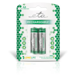 Bateria z możliwością doładowania ETA AA, HR06, 2600mAh, Ni-MH, blister 2 szt.