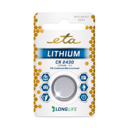 Bateria litowa ETA PREMIUM CR2430, blistr 1szt.