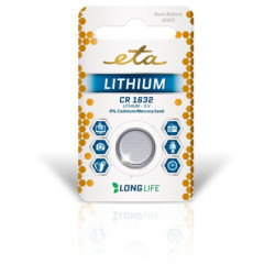 Bateria litowa ETA PREMIUM CR1632, blistr 1szt.