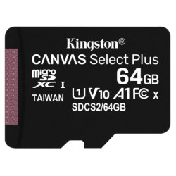 Karta pamięci Kingston MicroSDXC 64GB UHS-I U1 (100R/10W)