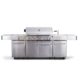 Gazowy grill ogrodowy G21 Nevada BBQ  Kitchen Premium Line,7 palników