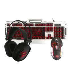 Klawiatura i mysz Marvo CM303 + headset, CZ/SK