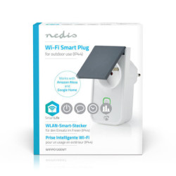 Gniazdko Smart Plug Nedis SmartLife, 16A, 3680 W, venkovní IP44