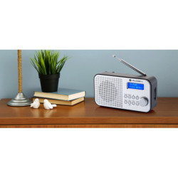 Przenośne radio DAB+ FM GoGEN DAB 300 N, srebrny