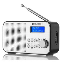 Przenośne radio DAB+ FM GoGEN DAB 300 N, srebrny