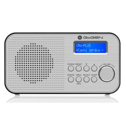 Przenośne radio DAB+ FM GoGEN DAB 300 N, srebrny