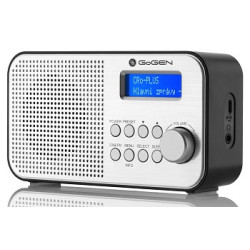 Przenośne radio DAB+ FM GoGEN DAB 300 N, srebrny