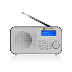 Przenośne radio DAB+ FM GoGEN DAB 300 N, srebrny