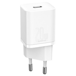 Ładowarka sieciowa Baseus Super Si Quick Charger, 20W + USB-C/Lightning kabel 1m