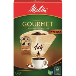 Filtr Melitta Gourmer intense 1x4 80 ks