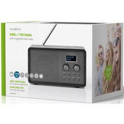 Radio z DAB+ Nedis RDDB5110BK