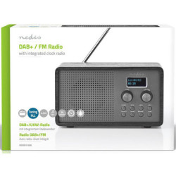 Radio z DAB+ Nedis RDDB5110BK