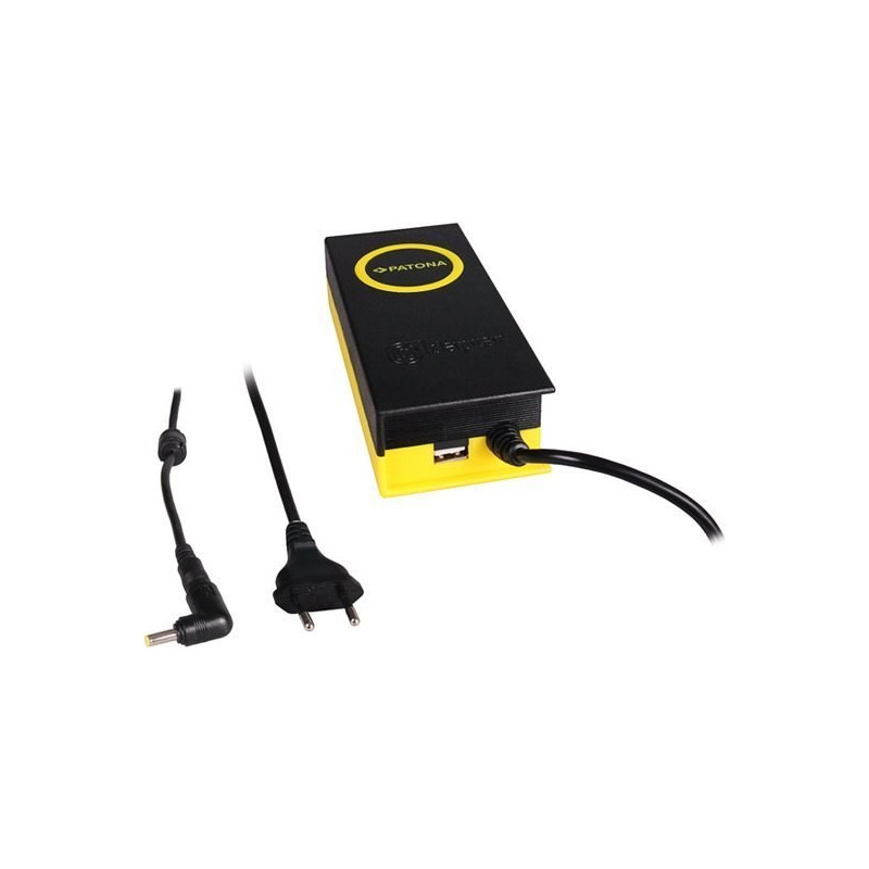 Zasilacz PATONA pro notebooky Acer, Asus, HP, 19V, 4,7A, 90W, konektor 4,8x1,7mm, výstup USB