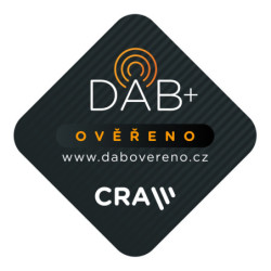 Radioodbiornik GoGEN DAB 700 BTCB DAB+, brązowy/srebrny