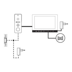 Wideotelefon drzwi EMOS EM-10AHD