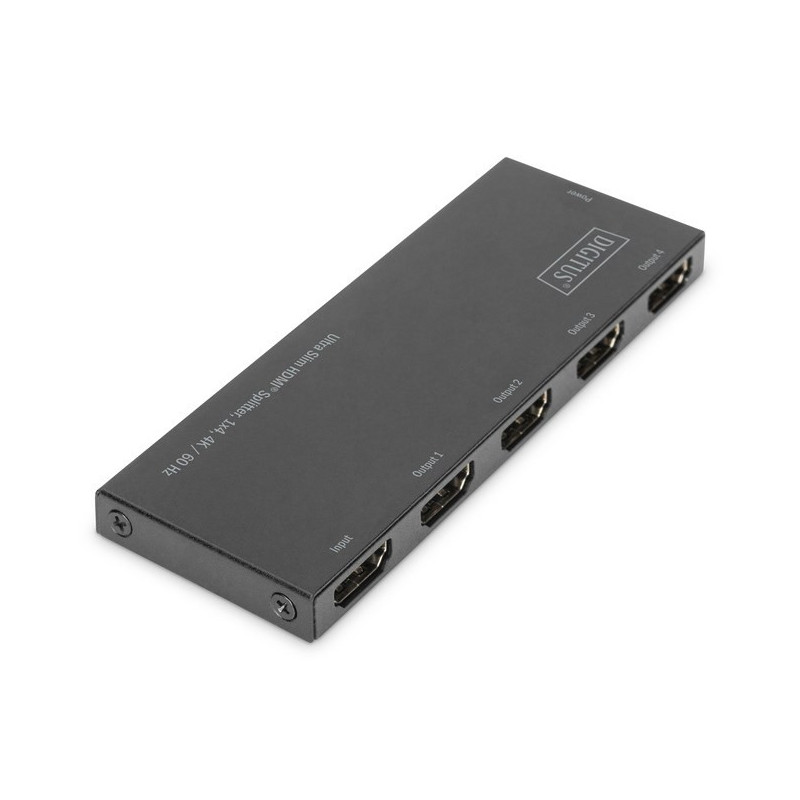 HDMI hub Digitus Ultra Slim HDMI splitter, 1x4, 4K / 60 Hz