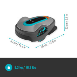 Kosiarka Robotic Gardena SILENO life 1250m²