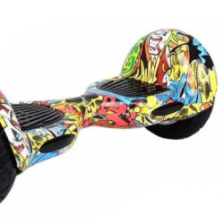 Hoverboard Eljet Cross Graffiti Yellow