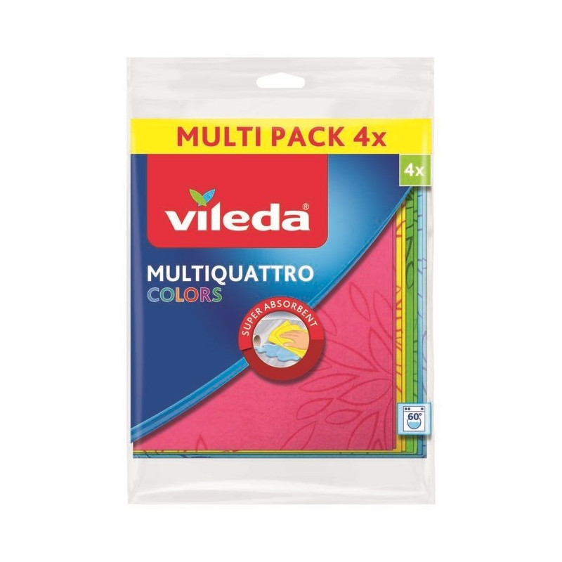 Tkanina Vileda Multiquattro Colors, 4 ks (168060)