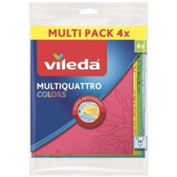 Tkanina Vileda Multiquattro Colors, 4 ks (168060)