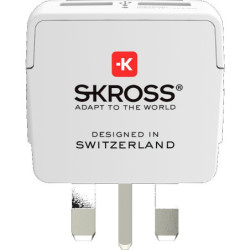 Adapter podróżny SKROSS UK USB pro použití ve Velké Británii, vč. 2x USB 2400mA