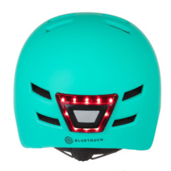 Kask ochronny Bluetouch BTMIX modrá L s LED