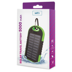 Powerbank Setty 5 000 mAh, solární