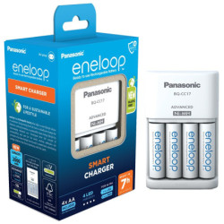 Ładowarka Panasonic Eneloop K-KJ17MCC40E + AA, 2000 mAh, 4 ks