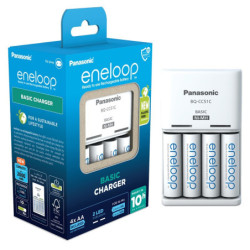 Ładowarka Panasonic Eneloop Basic Charger pro AA, AAA + 4x AA Panasonic Eneloop 2000mAh