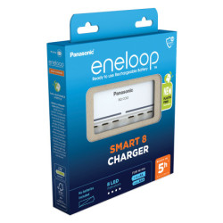 Ładowarka Panasonic Eneloop Smart-Charger pro AA x 1-8 Baterii/AAA x 1-8 Baterii