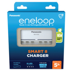 Ładowarka Panasonic Eneloop Smart-Charger pro AA x 1-8 Baterii/AAA x 1-8 Baterii