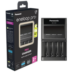 Ładowarka Panasonic Eneloop Pro Smart-Charger LCD Display pro AA,AAA